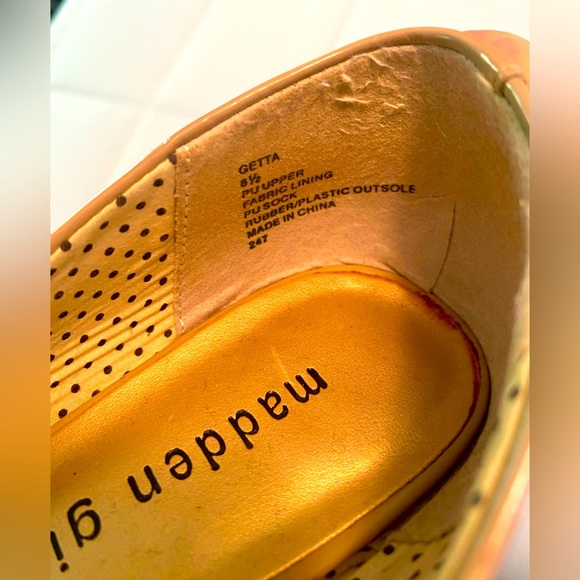 Madden Girl Getta Platform Pumps 6” Natural Stiletto High Heel, size 8.5 - Picture 6 of 6